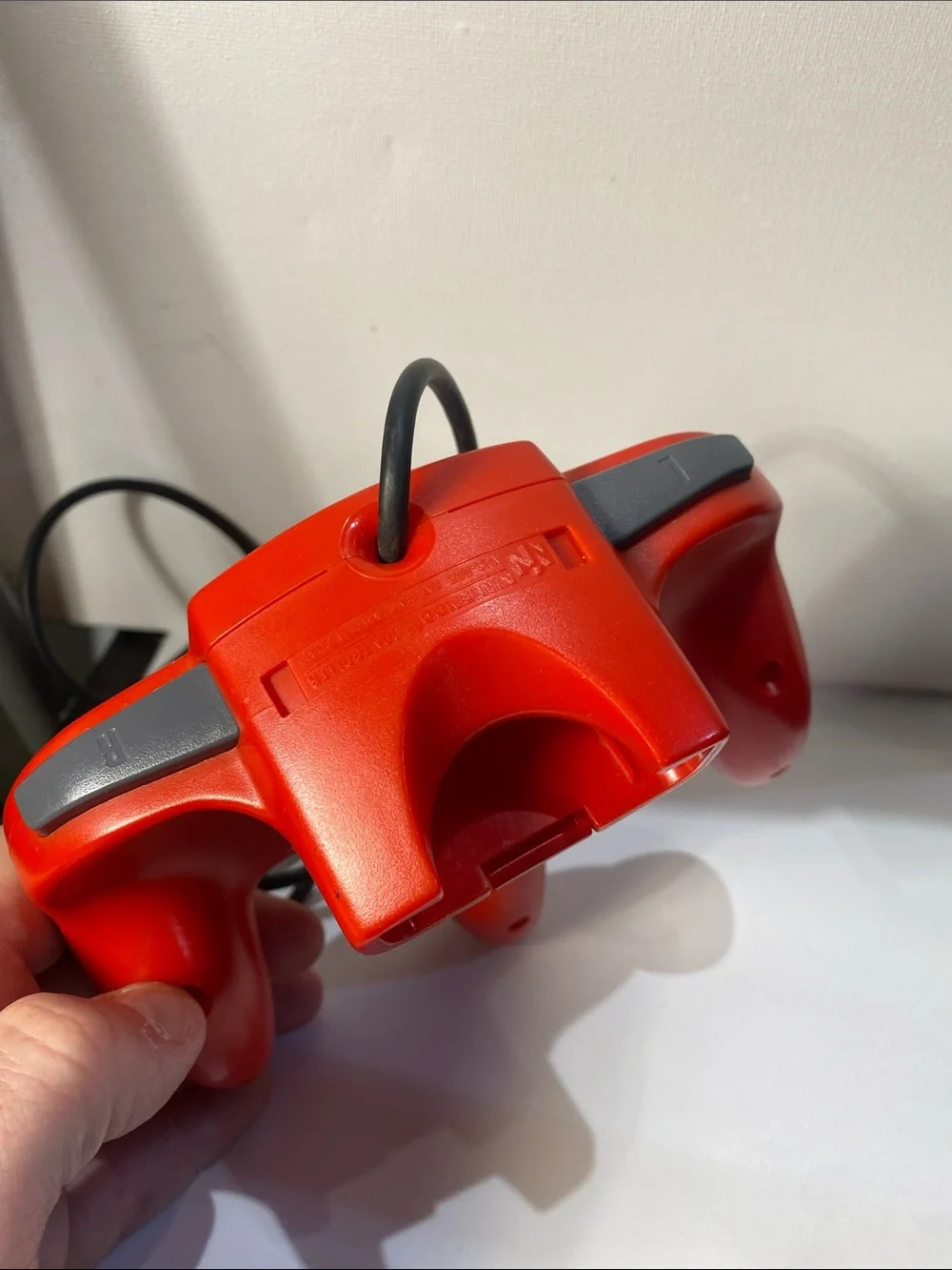 Nintendo Red N64- Wired Controller with Multicolor Buttons
